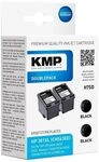 KMP DOUBLEPACK H75D - 2er-Pack - 8 ml - XL - Schwarz - kompatibel - Tintenpatrone