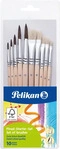 PELIKAN 700405, Pelikan 700405 - B&uuml;rstenset - Sortiert - Ponyhaar - 10 St&uuml;ck(e)