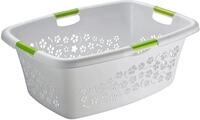 Rotho W&auml;schekorb 50 l FLOWERS Cool grey