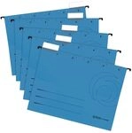 herlitz H&auml;ngemappe, A4, blau, 5er Packung