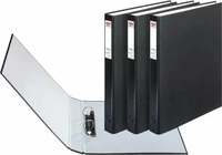 HERLITZ 300003794, herlitz Ringbuch maX.file protect, 2-Ring, A4, schwarz, 3...