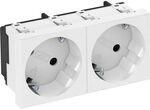 OBO STECKD.33&deg;, 2-FACH 250V,10/16A / STD-D3S RW2 6120103