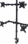 MANHATTAN 461566, Manhattan TV & Monitor Mount, Desk, Double-Link Arms, 4 screens,
