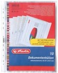 herlitz Dokumentenh&uuml;lle A4 genarbt 10er Packung