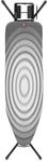 Brabantia B&uuml;geltisch B, 124x38cm, Dst-Mulde - Titan Oval B&uuml;geltisch