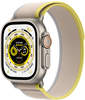 APPLE MNHK3FD/A, Apple Watch Ultra mit Trail Loop S/M, Gelb/Beige Titangehäuse 49mm