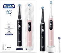 Oral-B iO Series 6 Black Lava/Pink Sand mit 2. Handst&uuml;ck JAS22 Elektrische