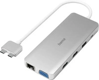 HAMA 200133, Hama 200133 USB-C-Multiport f&uuml;r Apple, 12 Ports