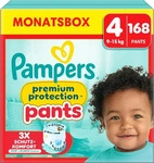 Pampers Premium Protection Pants Gr.4 Maxi 9-15kg Windeln, 168 St&uuml;ck, Monatsbox