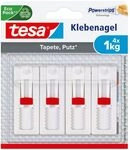 Tesa 77774 - Indoor - Hilfshaken - Rot - Wei&szlig; - Klebestreifen - 1 kg - Putz