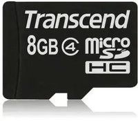 TRANSCEND TS8GUSDC4, Transcend Flash-Speicherkarte - 8 GB - Class 4