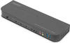 DIGITUS DS-12890, DIGITUS KVM-Switch, 4-Port, 4K60Hz, 4 x DP in, 1 x DP/HDMI out