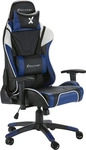 XROCKER 0745501, XRocker Gaming B&uuml;rostuhl blau 3D-Armlehne/Komfortkissen