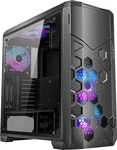 AZZA CSAZ-6000ARGB/B, AZZA Geh Fulltower ATX Storm 6000B ARGB Win-Glas 4xRGB 2xUSB -