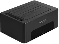 Delock HDD / SSD Dockingstation Sch&auml;chte: 2 - 2,5" / 3,5" gemeinsam genutzt (6.4 cm,