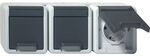 Gira SCHUKO 3F WAAGER. KD WG AP GR / GIRA 478930 WG-AP 478930