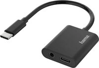 Hama 200319 2in1-USB-C Audio- und Ladeadapter