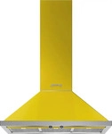 Smeg KPF9YW, Smeg KPF9YW Dekor-Wandhaube Gelb 90 cm Portofino