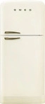 Smeg FAB50RCRB5, Smeg FAB50RCRB5 K&uuml;hl-/Gefrierkombination 50's Style Creme mit