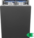 Smeg STL323BQLDE, Smeg STL323BQLDE Einbaugeschirrsp&uuml;ler Vollintegrierbar 60x82 cm
