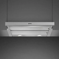 Smeg KSET666XE, Smeg KSET666XE Einbau-Flachschirmhaube 60cm Silber Neutrales...