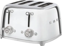Smeg TSF03SSEU, Smeg TSF03SSEU 50's Style Toaster 4-Schlitz, Edelstahl
