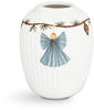 Kähler Design Hammershøi Christmas Vase - weiss - Höhe 10,5 cm 693208