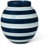 Kähler Design Omaggio Nuovo Vase - dunkelblau - Höhe 20,5 cm - Ø 18,5 cm 690167