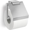 ZACK ATORE Toilettenpapierhalter mit Klappe - Edelstahl matt - 12,4 x 12,4 x...