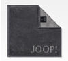 JOOP! Classic Doubleface Seiftuch - anthrazit - 30x30 cm 1600-77-30-30