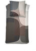 Damai Moore Bettwäsche-Set aus Baumwoll-Satin - basalt - 155x220 / 80x80 cm A97205
