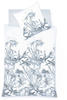 fleuresse Provence Cassis Wendebettwäsche-Set aus Halbleinen - blau - 155x200 /