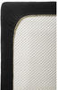 fleuresse Comfort Topper-Spannbettlaken aus Baumwoll-Jersey - schwarz - 100x200 cm