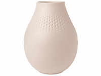 Villeroy & Boch Manufacture Collier Perle Vase hoch - beige - 16x16x20 cm - ca. 2300