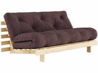 Karup Design ROOTS Schlafsofa - raw/brown - Sofa: 160x105x85 cm, Bett: 200x160x20 cm
