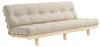 Karup Design LEAN Schlafsofa - raw/beige - Sofa: 190x100x73 cm, Bett: 190x130x35 cm