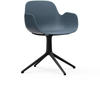 Normann Copenhagen Form Armchair Black Swivel Bürostuhl - Blue - Höhe 80 cm x...