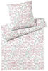 elegante Sleeping Beauty Bettwäsche-Set aus Mako-Jersey - rose - 155x220 / 80x80 cm