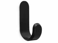 Normann Copenhagen Curve Wandhaken - Black - 17,7x 5,3 x 10 cm NC331551