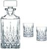 Nachtmann Noblesse Whisky-Set 3-tlg - kristall - Dekanter (750 ml) + 2 Gläser (295