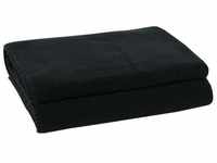 Zoeppritz Soft-Fleece Decke - black - 110x150 cm 103291-110150-980