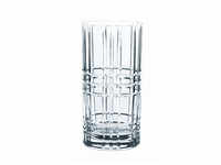 Nachtmann Square Longdrink-Glas 4er-Set - kristall - 4 Gläser à 445 ml 101049