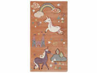 Esprit Sunny Unicorn Kinderteppich - pastellorange - 80x150 cm 16636-80-150