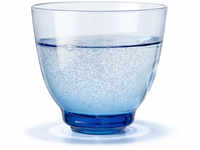 Holmegaard Flow Wasserglas - blau - 350 ml - Ø 10 cm - Höhe: 9 cm 4300463