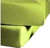 fleuresse Comfort Spannbettlaken aus Baumwoll-Jersey - apfelgrün - 100x200 cm