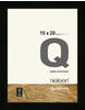 Nielsen Design Quadrum Holz-Bilderrahmen - schwarz - Rahmen: 17,2 x 22,2 cm -...