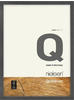 Nielsen Design Quadrum Holz-Bilderrahmen - grau - Rahmen: 15,2 x 20,2 cm - für