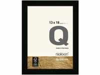 Nielsen Design Quadrum Holz-Bilderrahmen - schwarz - Rahmen: 15,2 x 20,2 cm - für