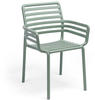 6er Spar-Set | Nardi Doga Armchair Stühle mit Armlehne Outdoor - menta: Breite: 60