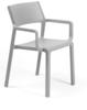 6er Spar-Set | Nardi Trill Stühle mit Armlehnen Outdoor - grigio: Breite: 58,5 cm,